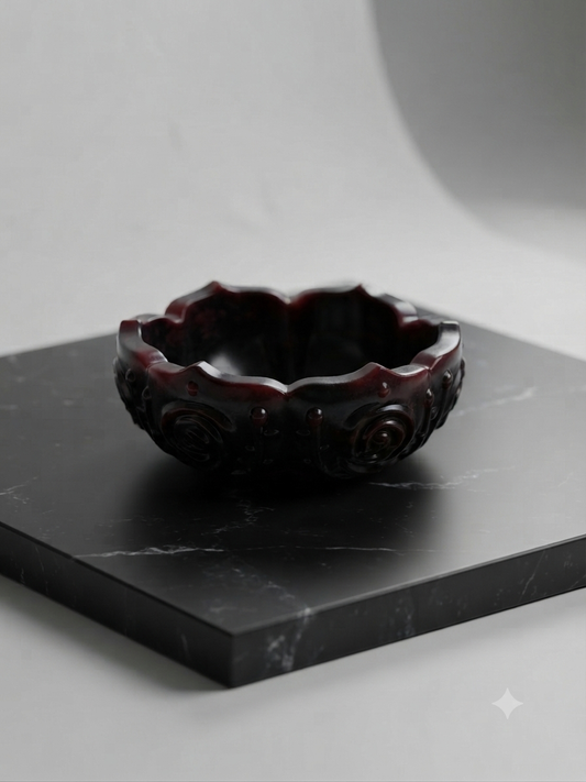 Dark Tones With Red Trinket Bowl