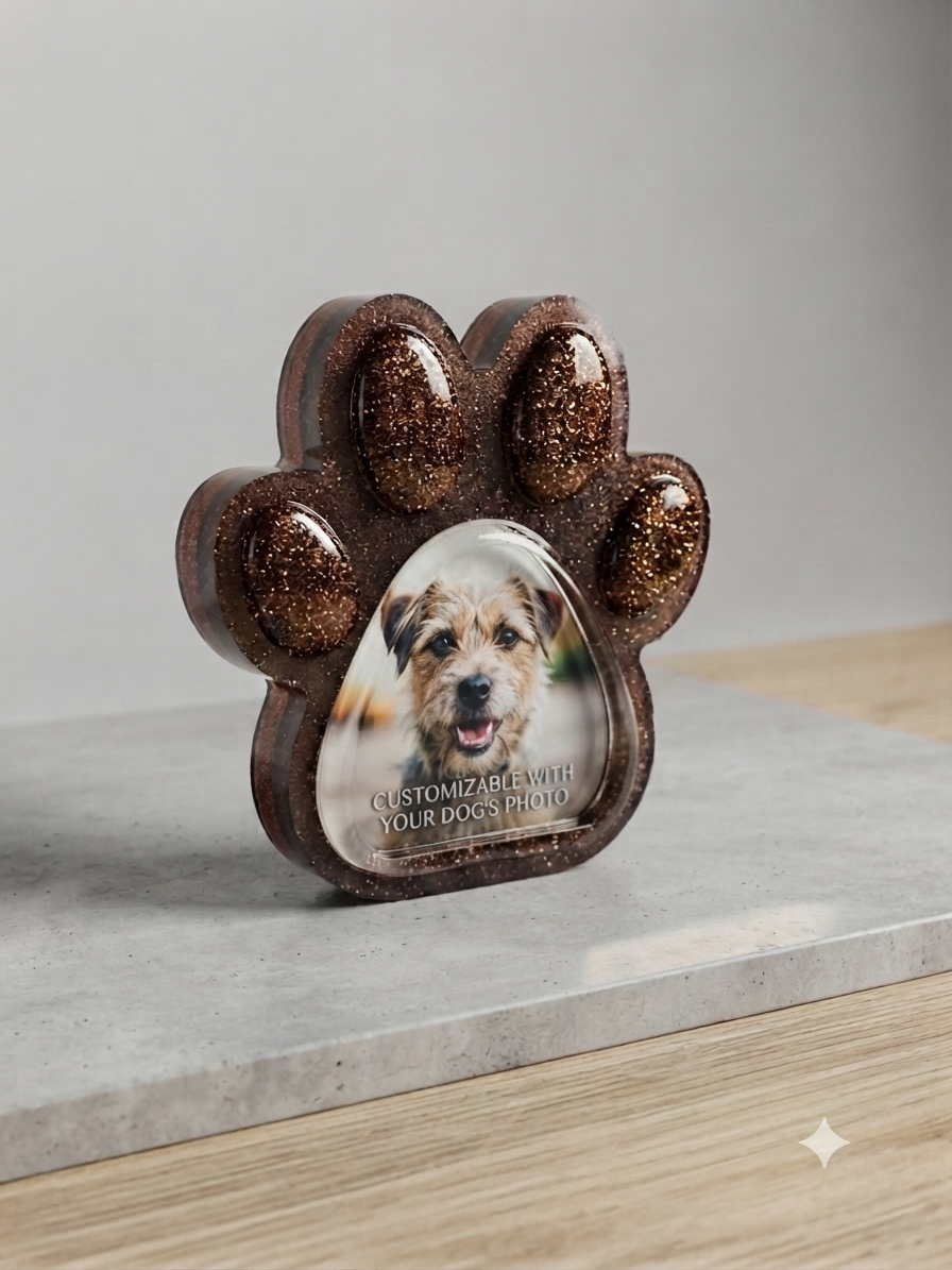 Customizable Dog Paw Plaque
