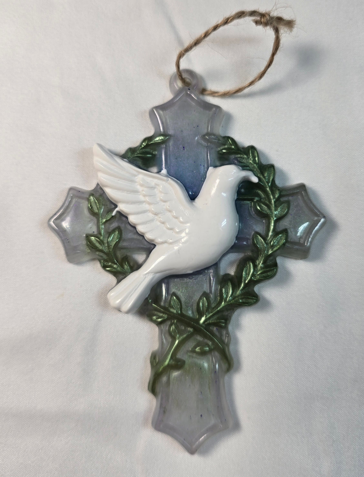 Dove Cross Ornament