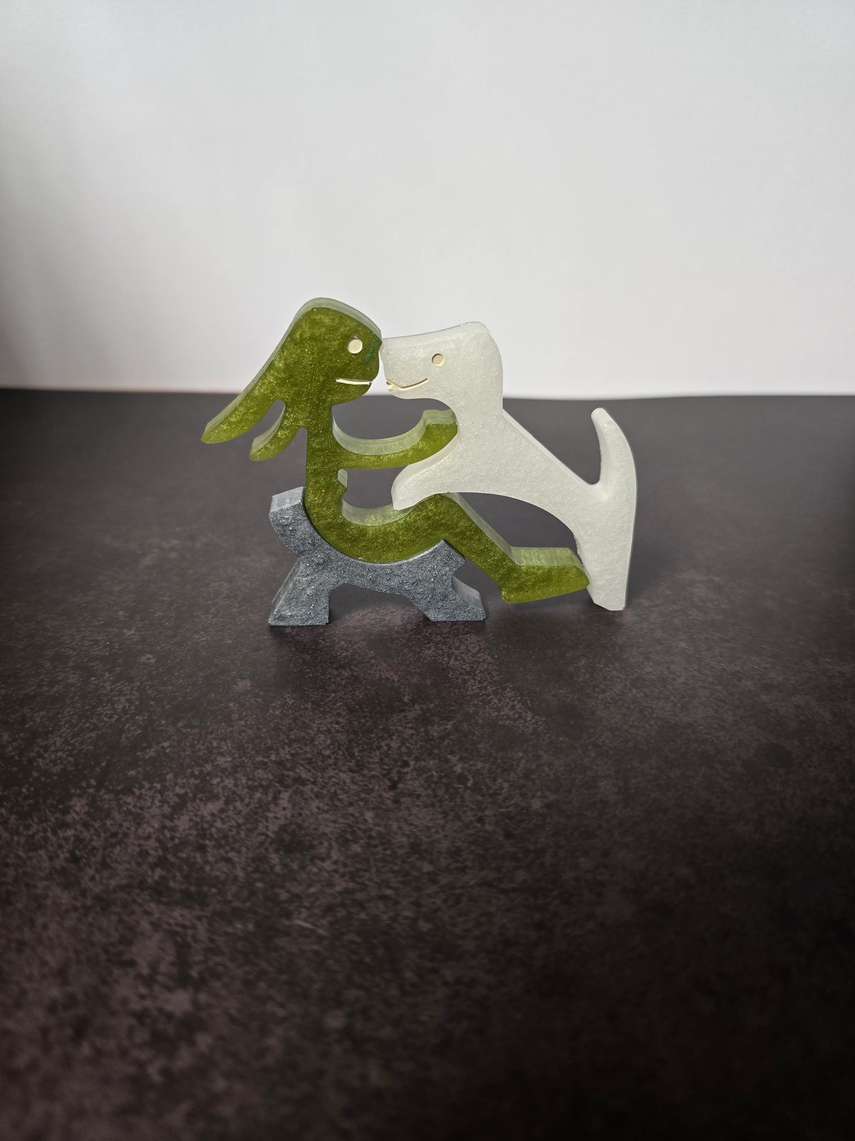 Dog & Human Figurine