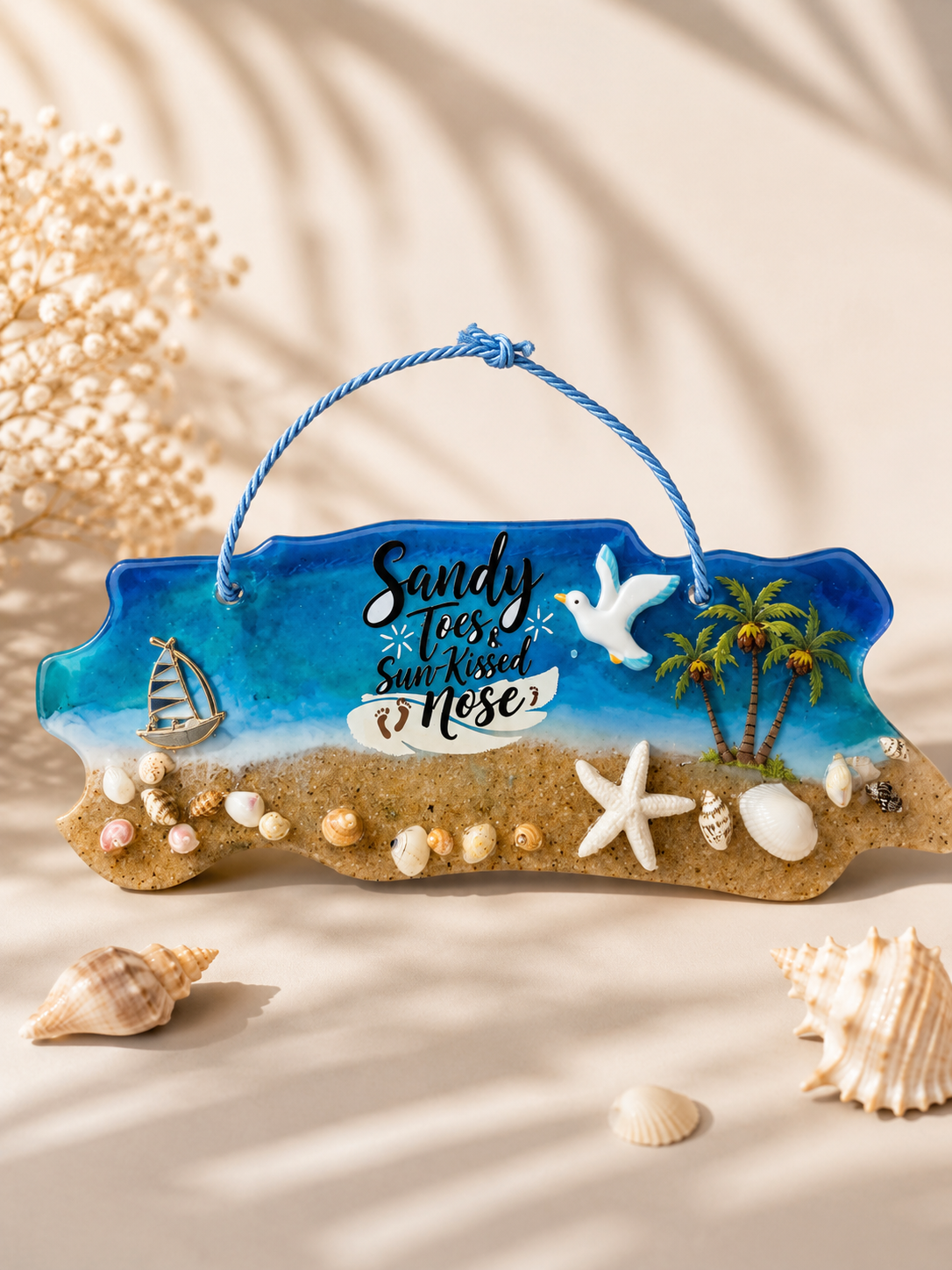 Coastal Scene Wall Hanging Plaque
